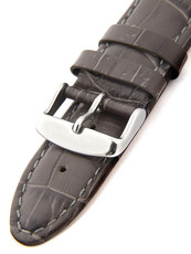 Cinturino unisex in pelle grigi per orologi HYP-01-GREY