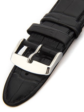 Cinturino unisex in pelle nero per orologi HYP-01-NERO