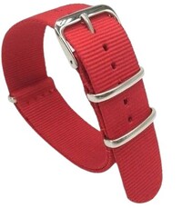 Cinturino Ricardo Nato, nylon, rosso