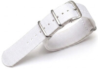 Cinturino in nylon Ricardo Kronplatz, bianco, NATO