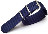 Cinturino in nylon Ricardo Kronplatz, blu, NATO