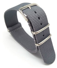 Cinturino Ricardo Nato, nylon, grigio