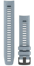 Cinturino Garmin Instinct, in silicone, azzurro, fibbia nera
