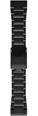 Bracciale in titanio Garmin 26mm (pro Garmin Fenix 8/7X/6X (51mm), Tactix aj.), nero V2, QuickFit