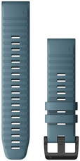 cinturino in silicone Garmin 22mm (per Garmin Fenix 8/7/6 (47mm), Epix 2 ecc.), blu V5, QuickFit, 010-12863-03