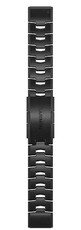 bracciale in titanio Garmin 22mm (per Garmin Fenix 8/7/6 (47mm), Epix 2 ecc.), nero, QuickFit, 010-12863-09
