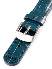 Cinturino unisex in pelle blu per orologi W-080-F
