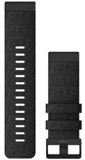 Cinturino Garmin QuickFit 26mm, in nylon, grigio scuro, fibbia nera (Fenix 7X/6X/5X, Tactix, ecc.)