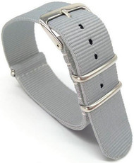 Cinturino in nylon Ricardo, grigio V2, NATO
