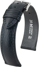 Cinturino nero in pelle Hirsch Camelgrain L 01009050-2 (pelle di vitello)