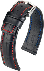Cinturino in pelle nero Hirsch Grand Duke L 02528050-2 (pelle di vitello)