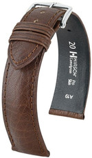 Cinturino marrone in pelle Hirsch Camelgrain L 01009015-2 (Pelle di vitello)