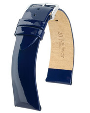 Cinturino in pelle blu scuro Hirsch Diva M 01536180-2 (pelle di vitello)