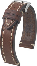 Cinturino in pelle marrone scuro Hirsch Liberty L 10900210-2 (pelle di vitello)