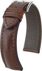 Cinturino in pelle marrone scuro Hirsch Lucca L 04902010-2 (pelle di vitello)