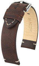 Cinturino in pelle marrone scuro Hirsch Ranger L 05402010-2 (pelle di vitello)
