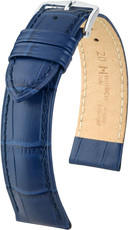Cinturino blu scuro in pelle Hirsch Duke L 01028080-2 (pelle di vitello)