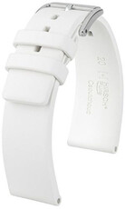 Cinturino bianco Hirsch Pure 40418800-2 (gomma naturale)