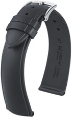 Cinturino nero Hirsch Urbane L 40448850-2 (gomma naturale)
