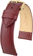 Cinturino bordeaux in pelle Hirsch Rainbow M 12302660-1 (pelle di vitello)