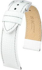 Cinturino bianco in pelle Hirsch Rainbow M 12302600-2 (pelle di vitello)