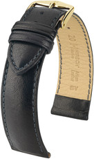 Cinturino nero in pelle Hirsch Merino L 01206050-1 (Pelle di pecora)