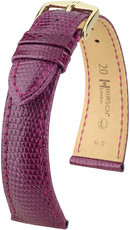 Cinturino viola in pelle Hirsch London L 04366087-1 (pelle di lucertola) Hirsch selection