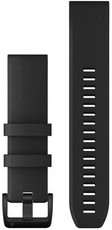 cinturino in silicone Garmin 22mm (per Garmin Fenix 8/7/6 (47mm), Epix 2 ecc.), nero, QuickFit, 010-12901-00