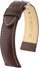 Cinturino in pelle marrone scuro Hirsch Boston M 01302110-2 (pelle di vitello)