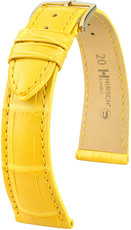 Cinturino giallo in pelle Hirsch London L 04307072-1 (pelle di alligatore) Hirsch selection