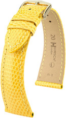 Cinturino giallo in pelle Hirsch London L 04366072-1 (pelle di lucertola) Hirsch selection