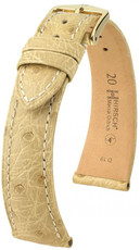 Cinturino beige in pelle Hirsch Massai Struzzo L 04262090-1 (pelle di struzzo) Hirsch Selection