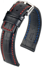 Cinturino nero in pelle Hirsch Grand Duke XL 02528250-2 (pelle-di-vitello)
