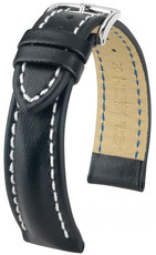 Cinturino nero in pelle Hirsch Heavy Calf L 02475050-2 (Pelle di vitello)