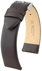 Cinturino in pelle Hirsch Toronto L 03702010-2, marrone, pelle di vitello, lunghezza L, Quick Release