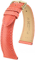 Cinturino arancione in pelle Hirsch London L 04266022-1 (pelle di lucertola) Hirsch Selection