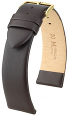 Cinturino in pelle marrone scuro Hirsch Toronto XL 03702210-1 (pelle di vitello)