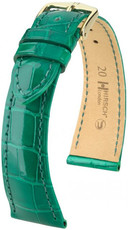 Cinturino verde in pelle Hirsch London M 04207140-1 (pelle di alligatore) Hirsch Selection