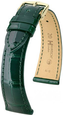 Cinturino verde in pelle Hirsch London M 04207141-1 (pelle di alligatore) Hirsch Selection