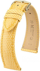 Cinturino giallo in pelle Hirsch London L 04266073-1 (pelle di lucertola) Hirsch Selection