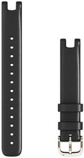 Cinturino in pelle Garmin 14mm (pro Lily), nero V2