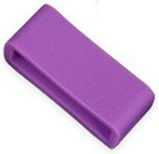 Passante in silicone Ricardo, violet