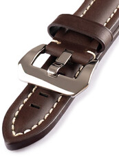 Cinturino unisex in pelle marrone per orologi HYP-04-T.MORO