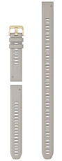 cinturino in silicone Garmin 20mm (per Garmin Fenix 8/7S/6S (43mm), ecc.), grigio, QuickFit, + parte estesa, 010-13027-00