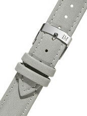 Cinturino in pelle Morellato Trend 5050C47.093 S, grigio, materiale riciclato, Quick Release