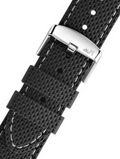 Cinturino nero in silicone Morellato Livenza 5275187.892 M