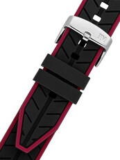 Cinturino in silicone nero rosa Morellato Sesia M 4985187.882