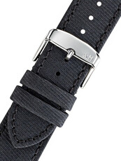 Cinturino nero Morellato Corfu 5390D12.019 M (materiale riciclato, tessuto)