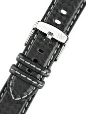 Cinturino in pelle Morellato Biking 3586977.891 M, nero, ecopelle