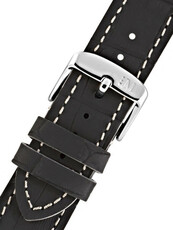 Cinturino nero bianco Morellato Tricikng M 4910B44.892 (ecopelle)